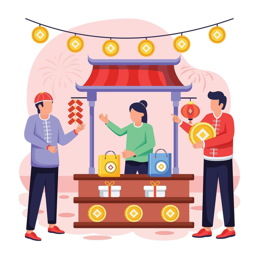 Depicting New Year Celebration vector