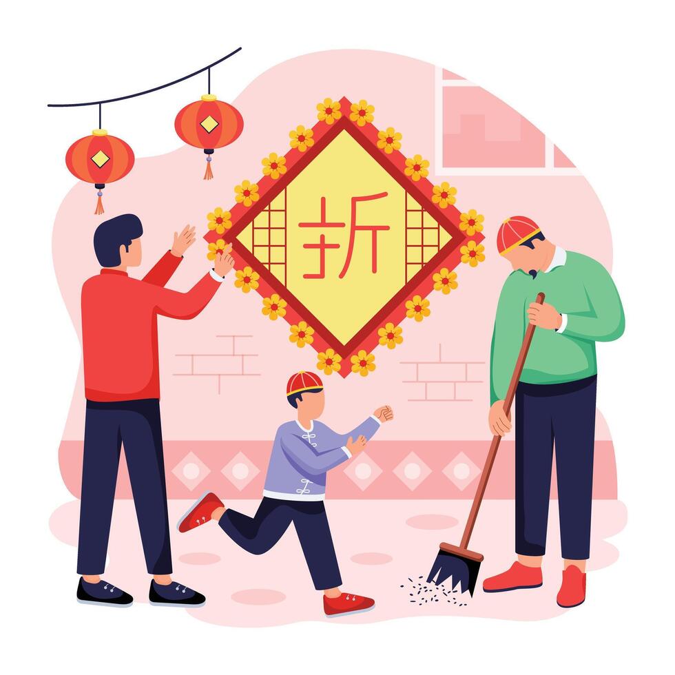 Depicting New Year Celebration vector