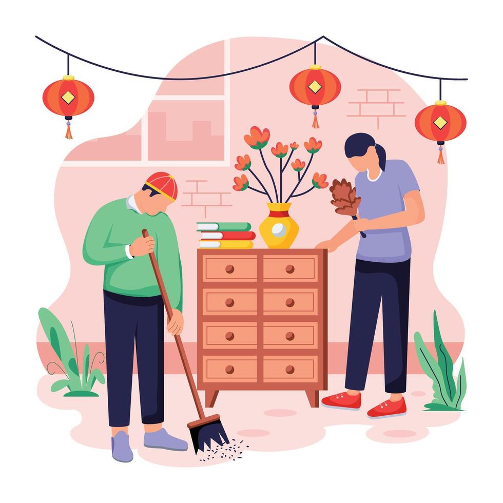 Depicting New Year Celebration vector