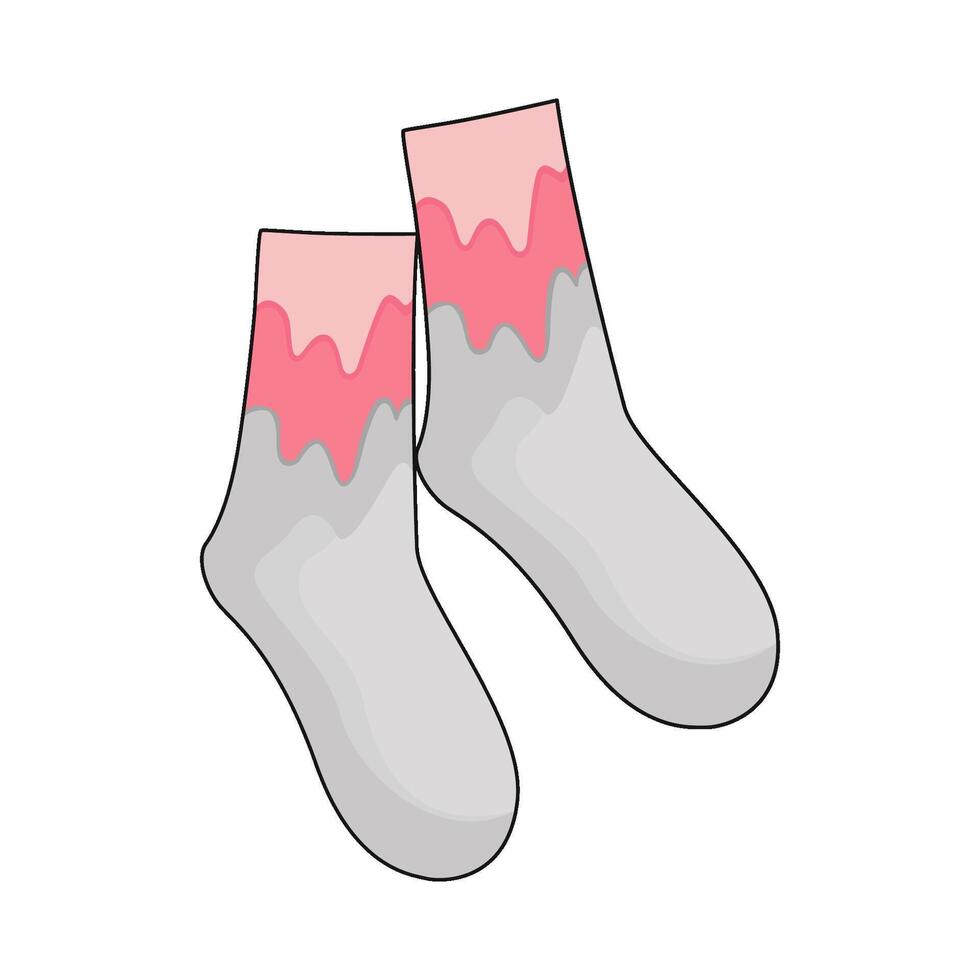 illustration of sock vector