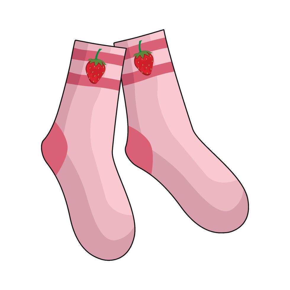 illustration of sock vector