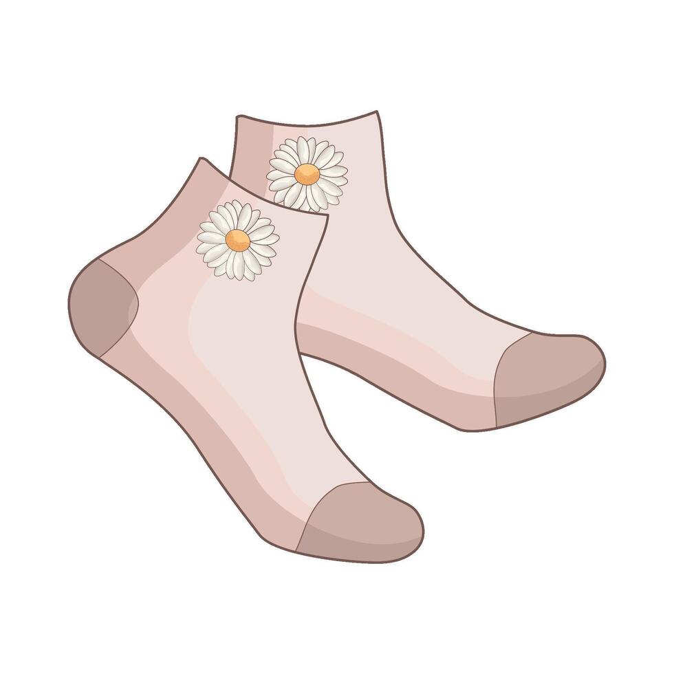 illustration of sock vector