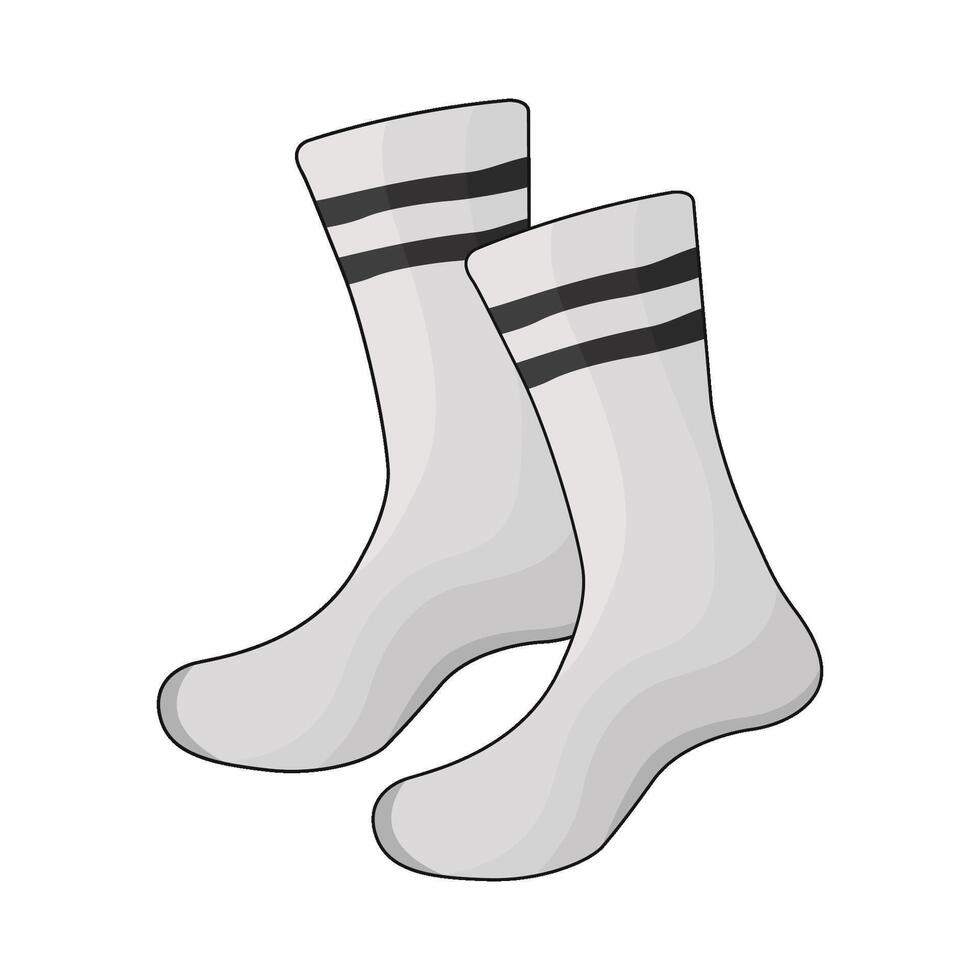 illustration of sock vector