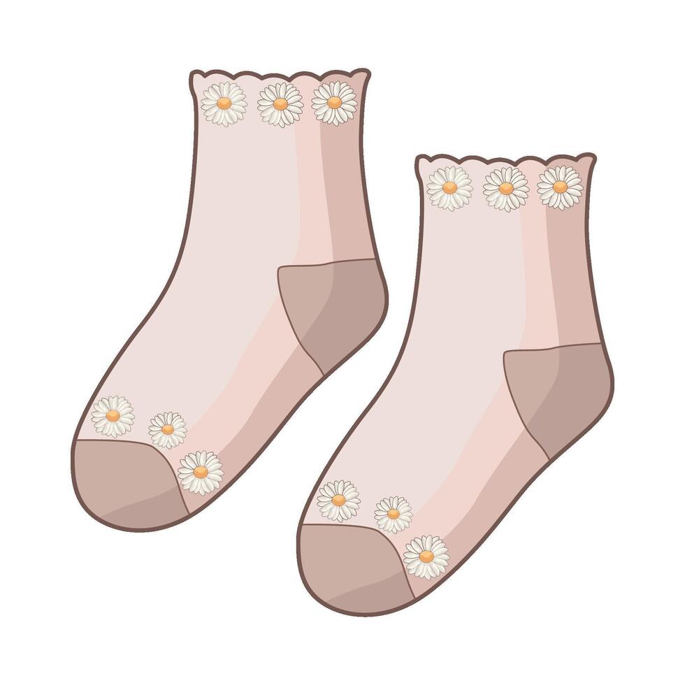 illustration of sock vector
