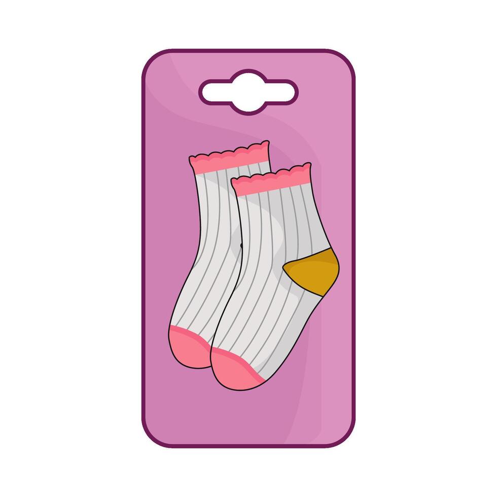 illustration of sock vector