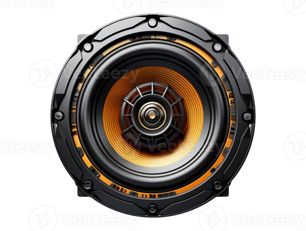 Car loud speaker isolated png