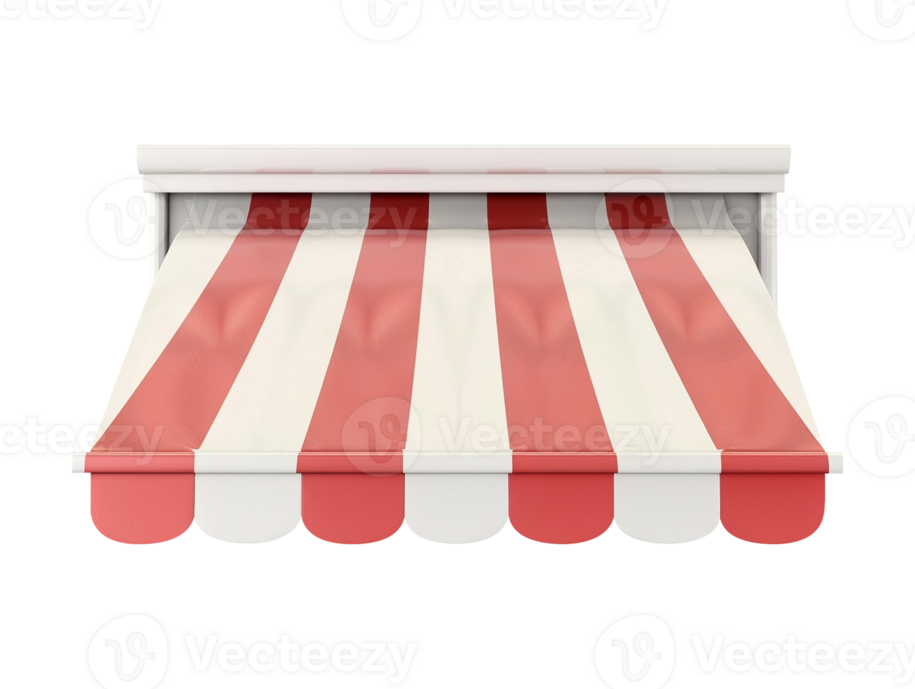 shop striped awning isolated png