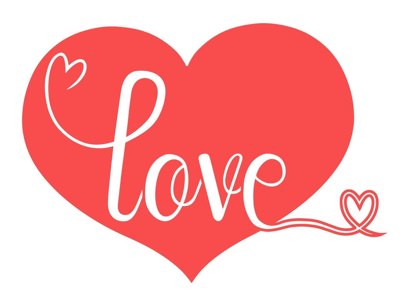 Love Background for Valentine Day vector