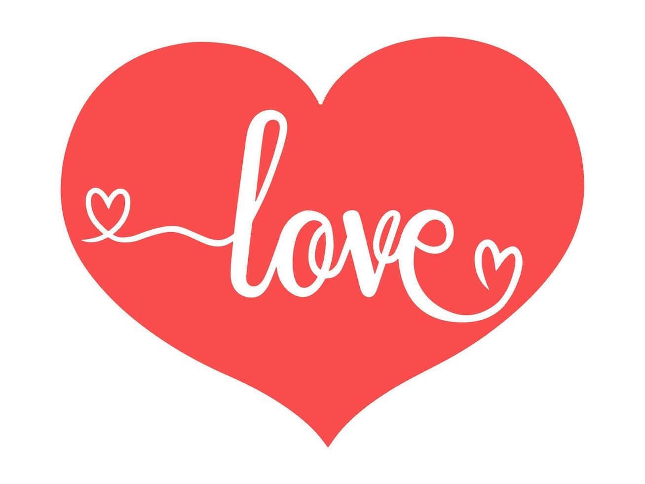 Love Background for Valentine Day vector