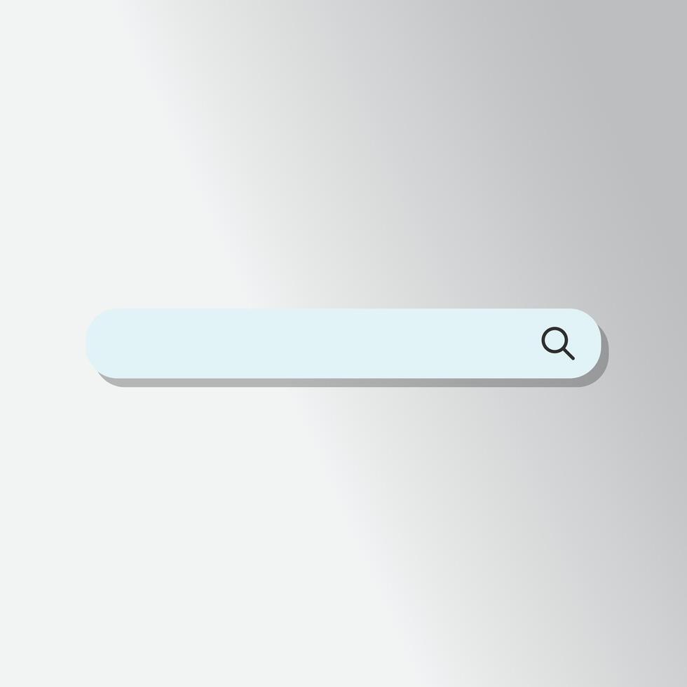 Search box design template vector