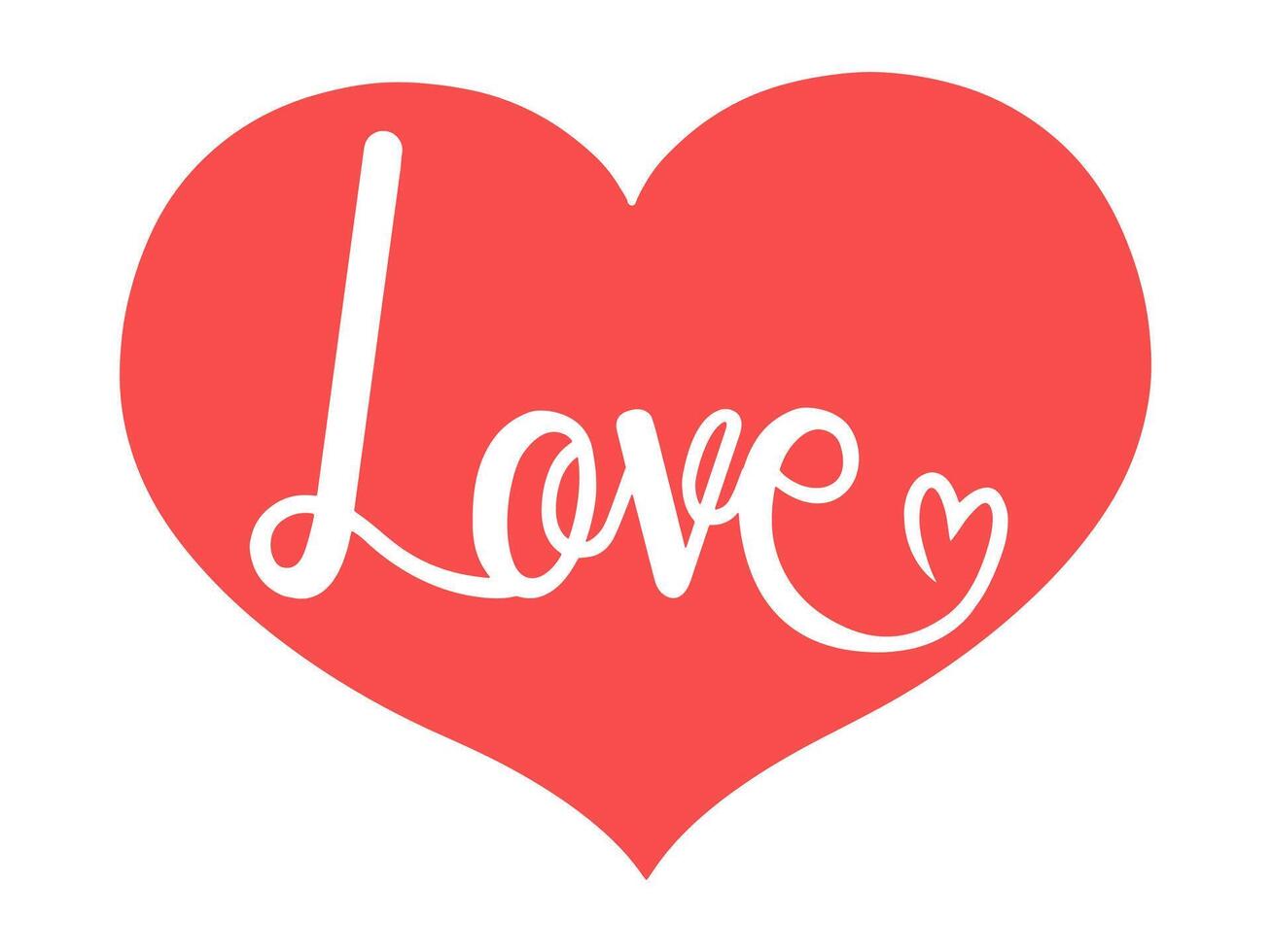 Love Alphabet Heart Background Illustration vector
