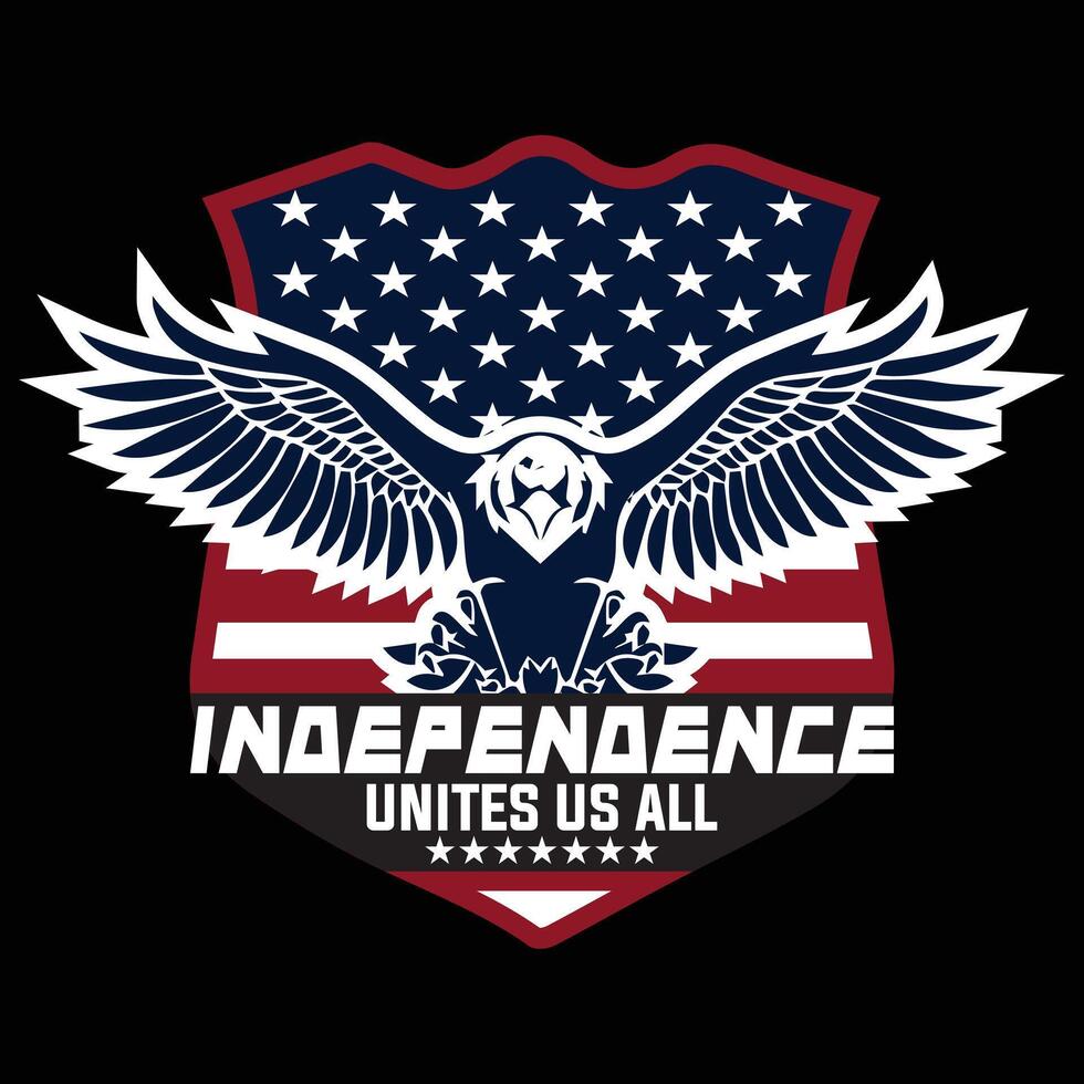 USA independence day T shirt design template 2024 vector