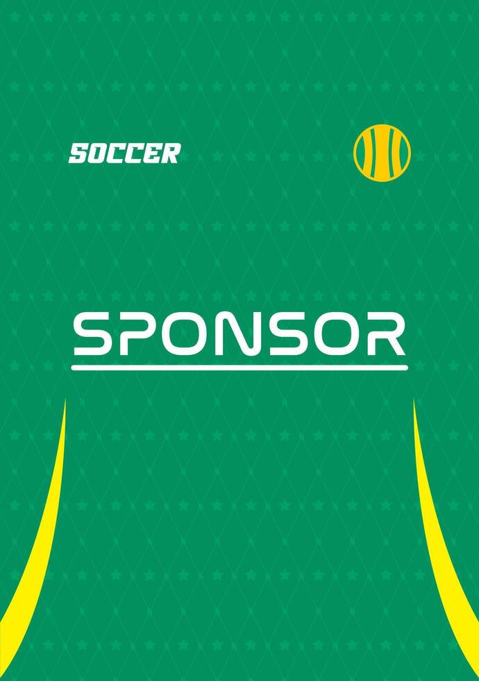 Jersey design template highquality for sublimation vector
