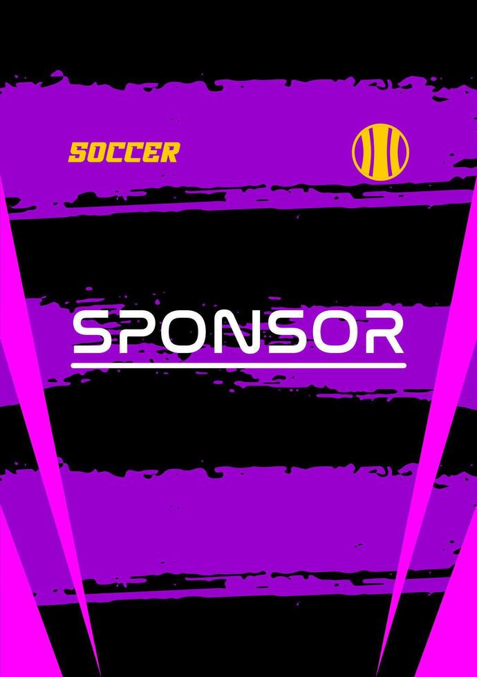 Jersey design template highquality soccer vector