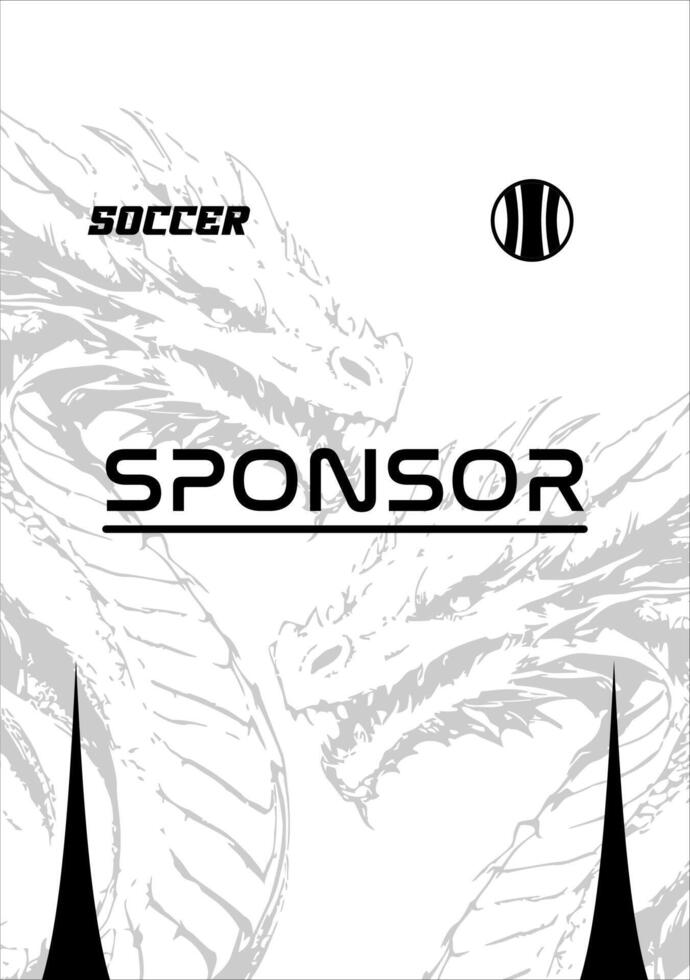 Jersey design template highquality for sublimation vector