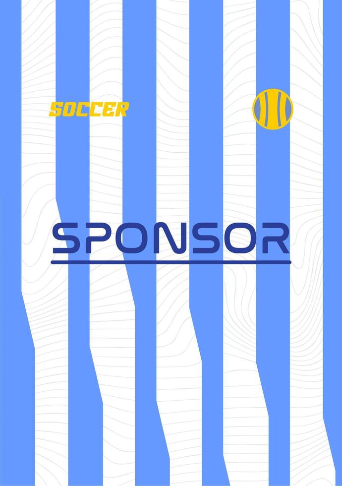 Jersey design template highquality soccer vector