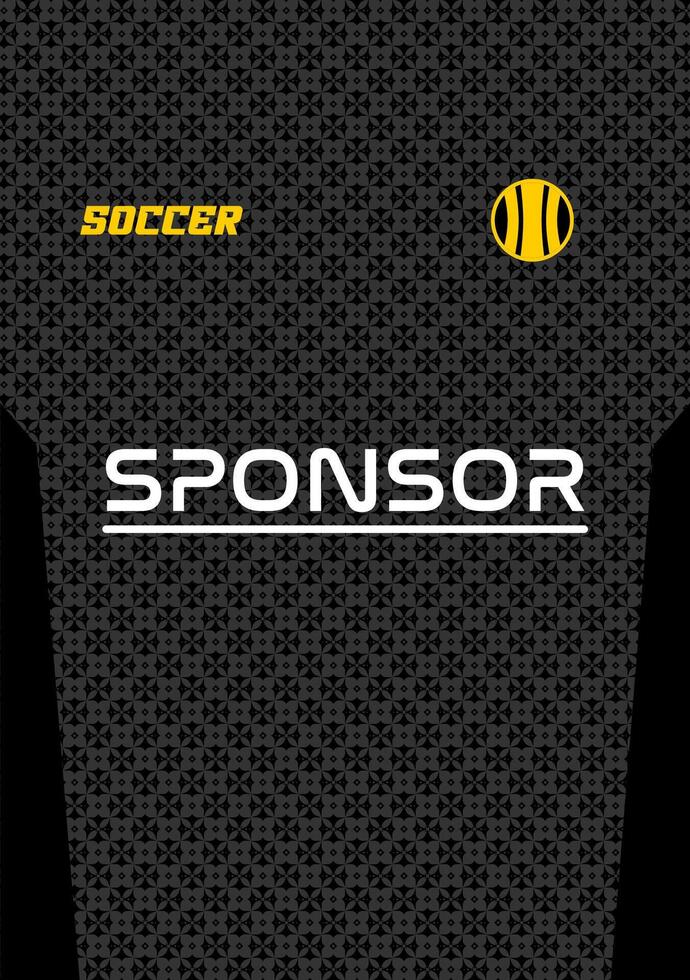 Jersey design template highquality soccer vector