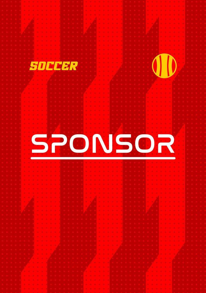 Jersey design template highquality soccer vector