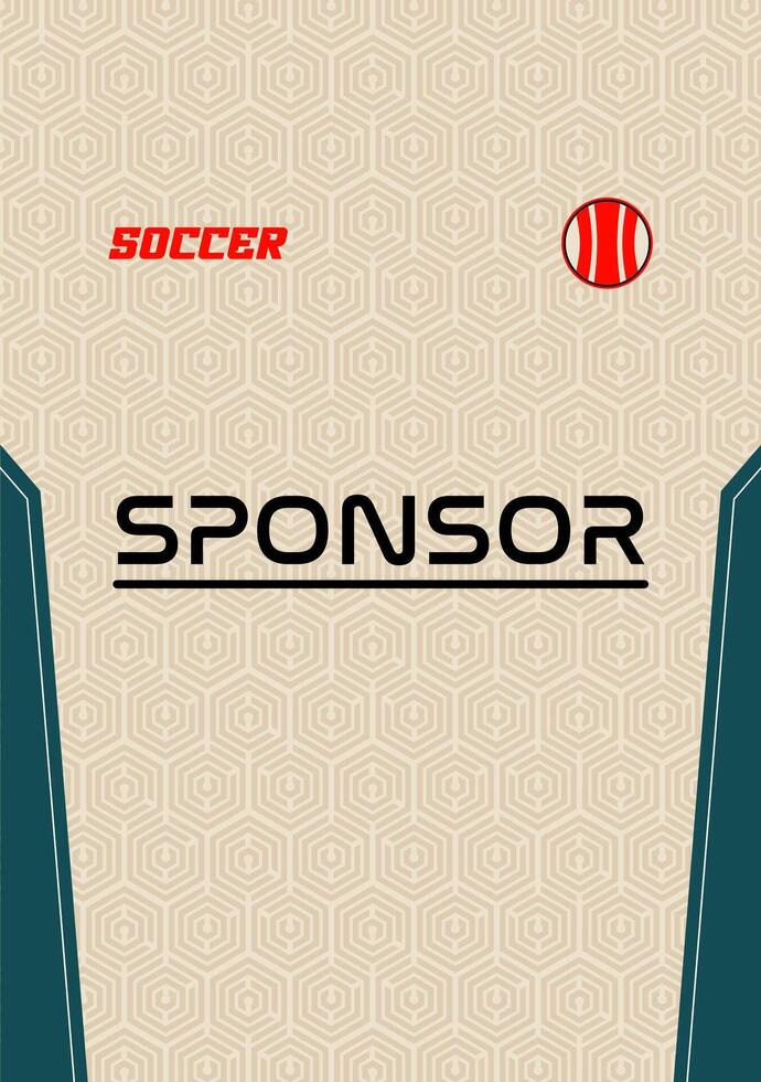 Jersey design template highquality soccer vector