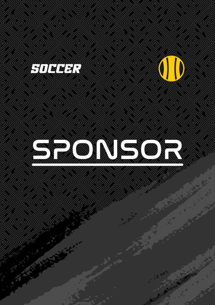 Jersey design template highquality soccer vector