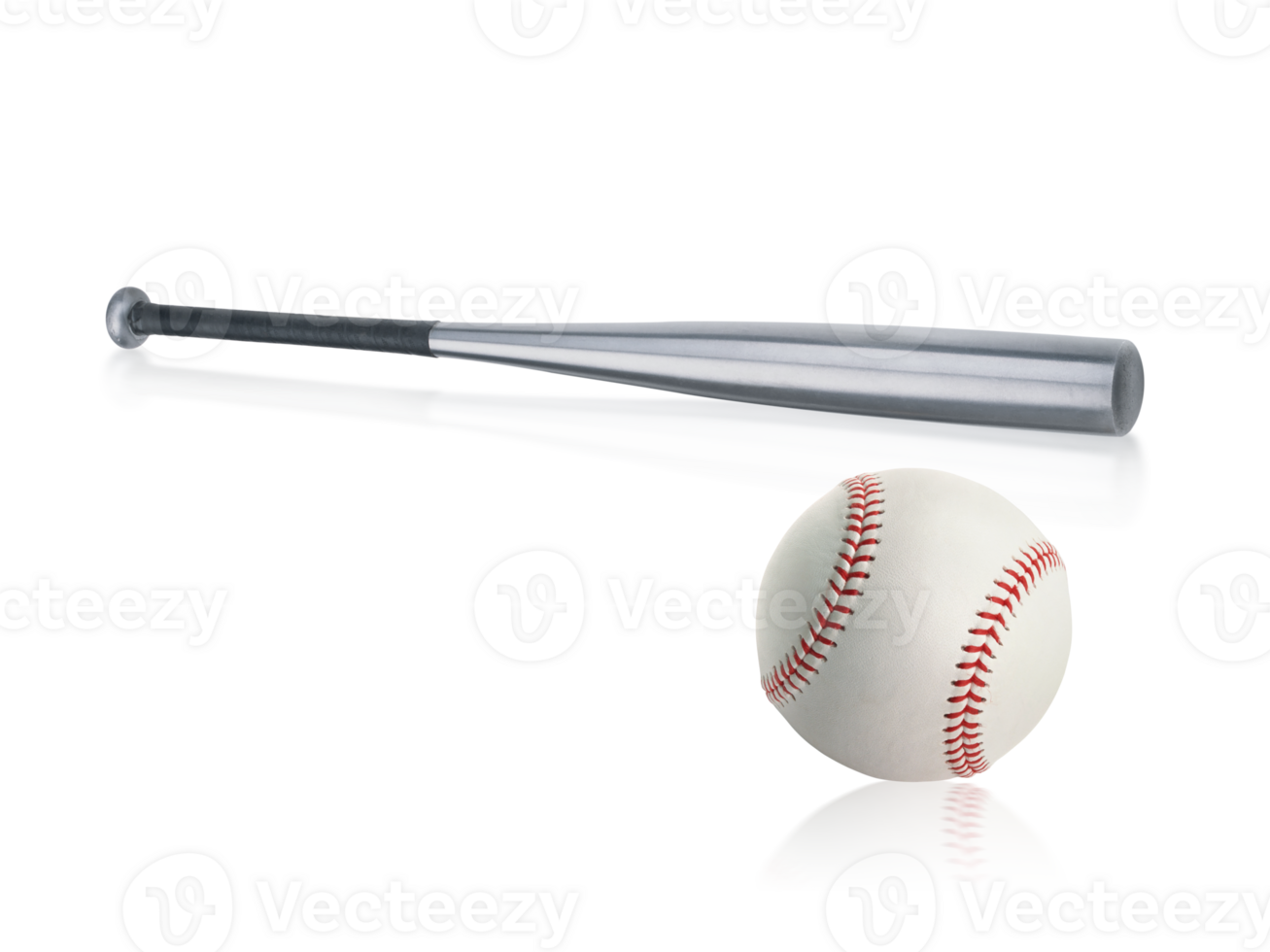 Baseball bat and ball, transparent background png
