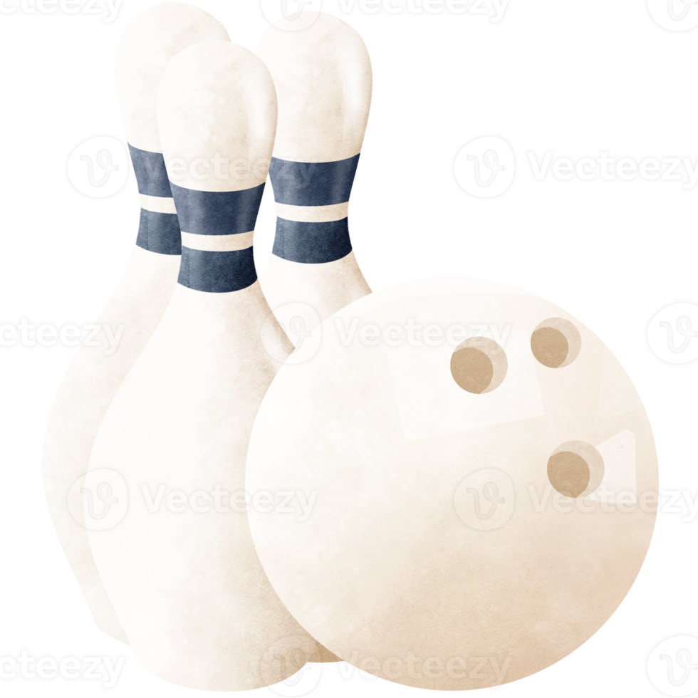 Common types of pin bowling include ten pin png