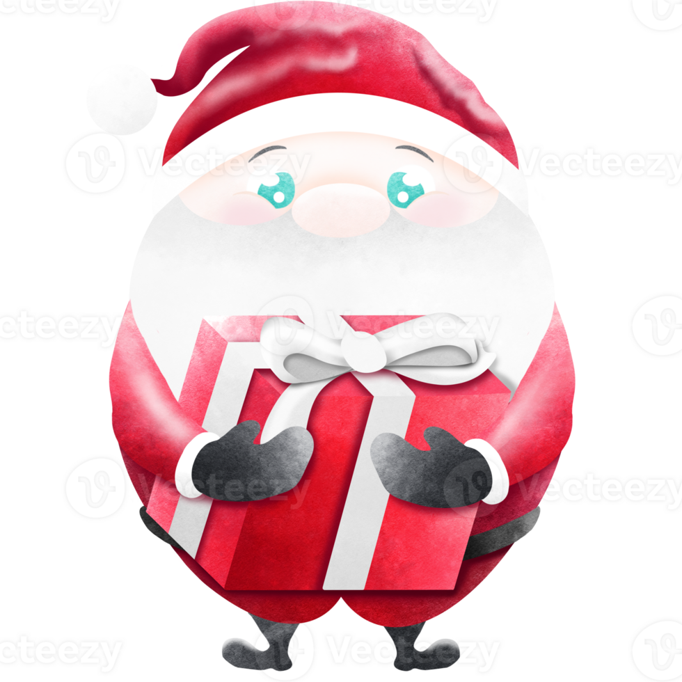 Santa Claus and gifts for good children png