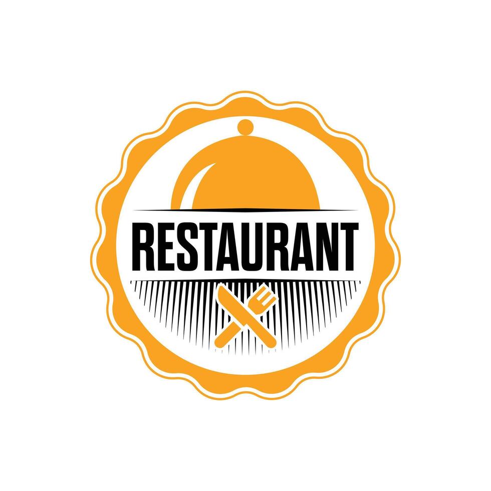 Restaurant logo design vector