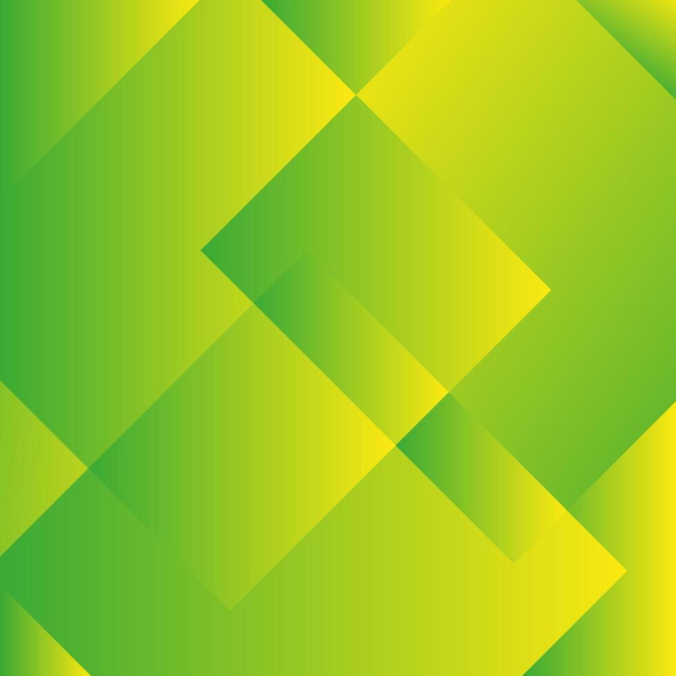 yellow green abstract geometric background vector