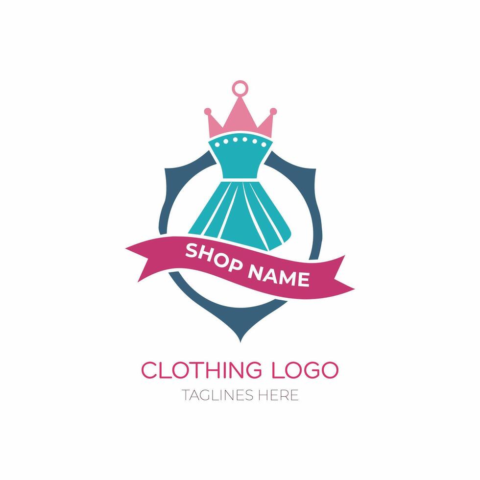 A Beautiful Clothing Logo vector