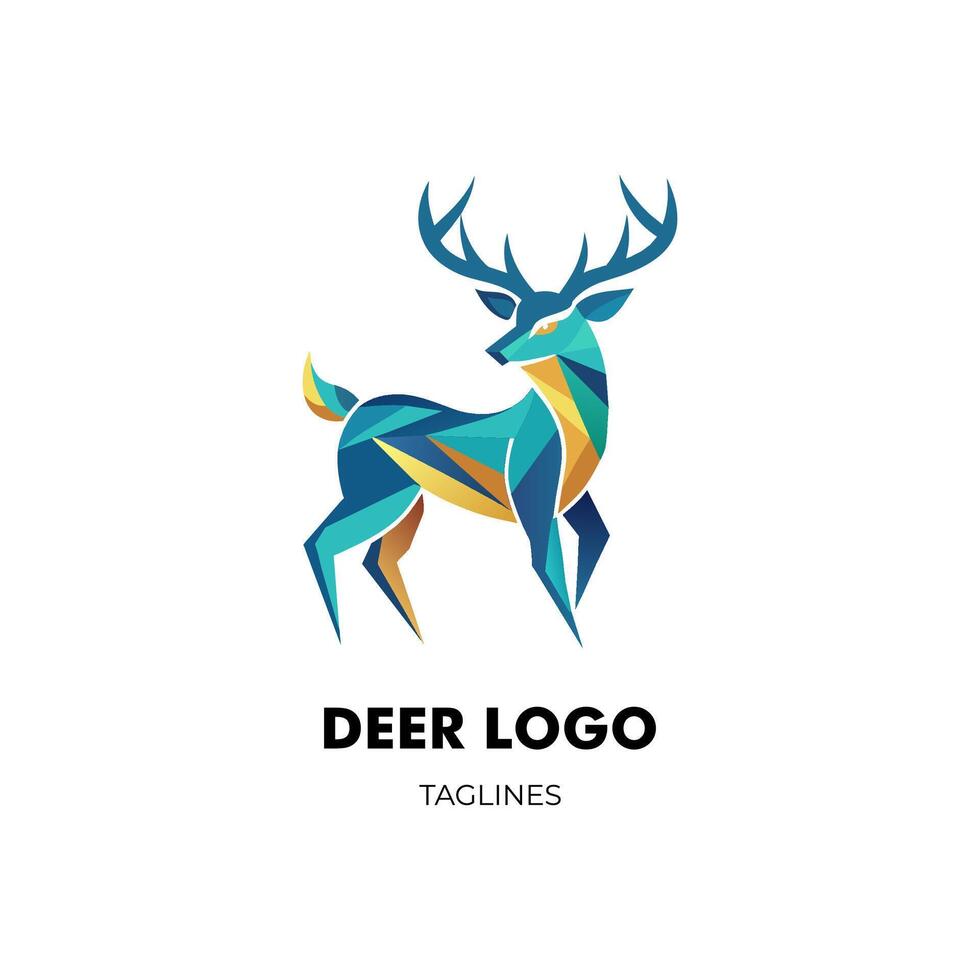 An Abstract Deer Logo vector