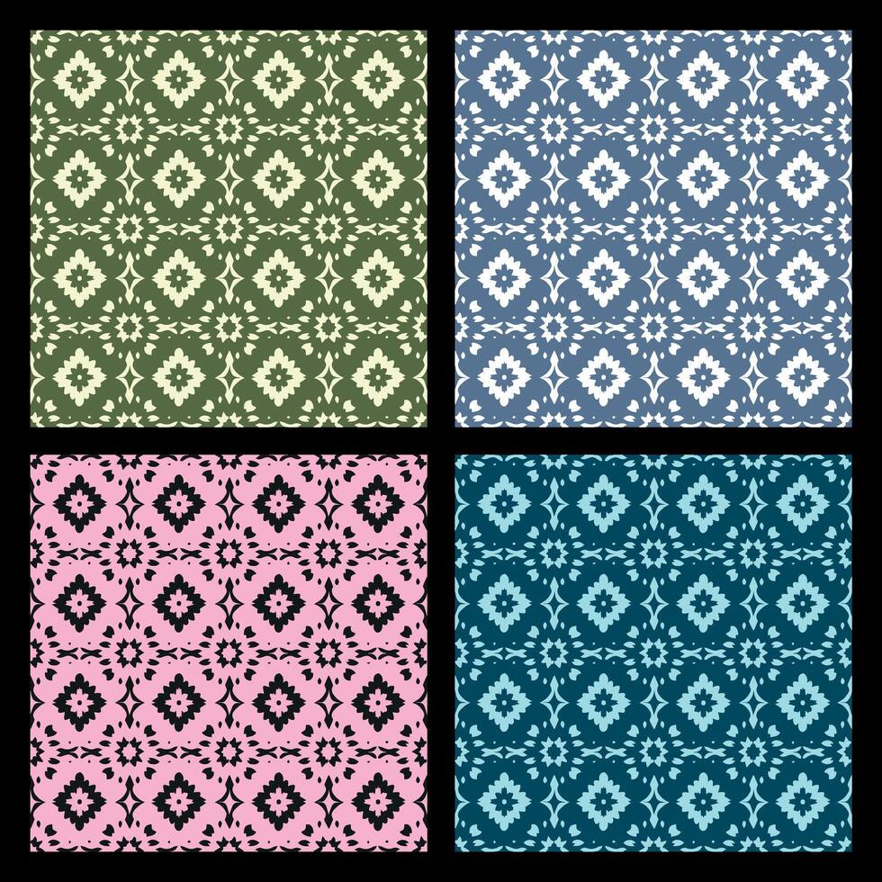 Abstract seamless pattern in Arabian style. floral arabesque design seamless background. vector