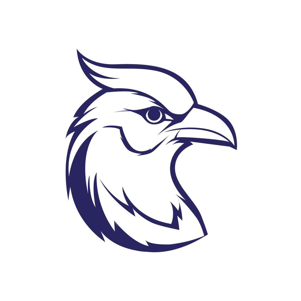 bird logo minimalist vector