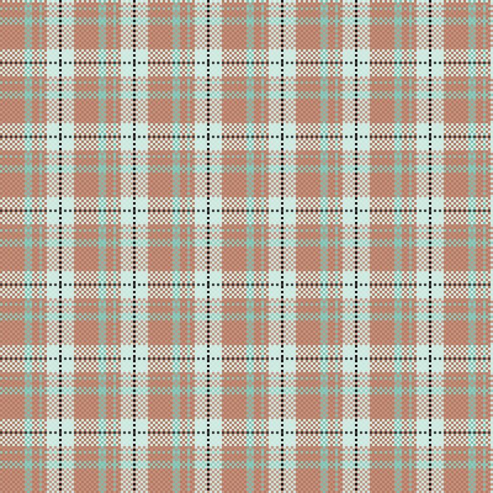 Tartan plaid pattern with texture and summer color. vector
