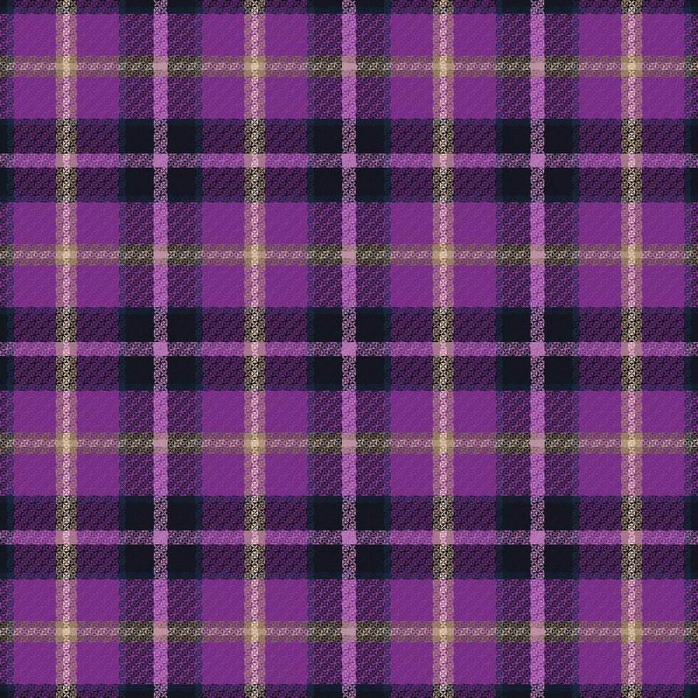 Tartan plaid pattern with texture. vector