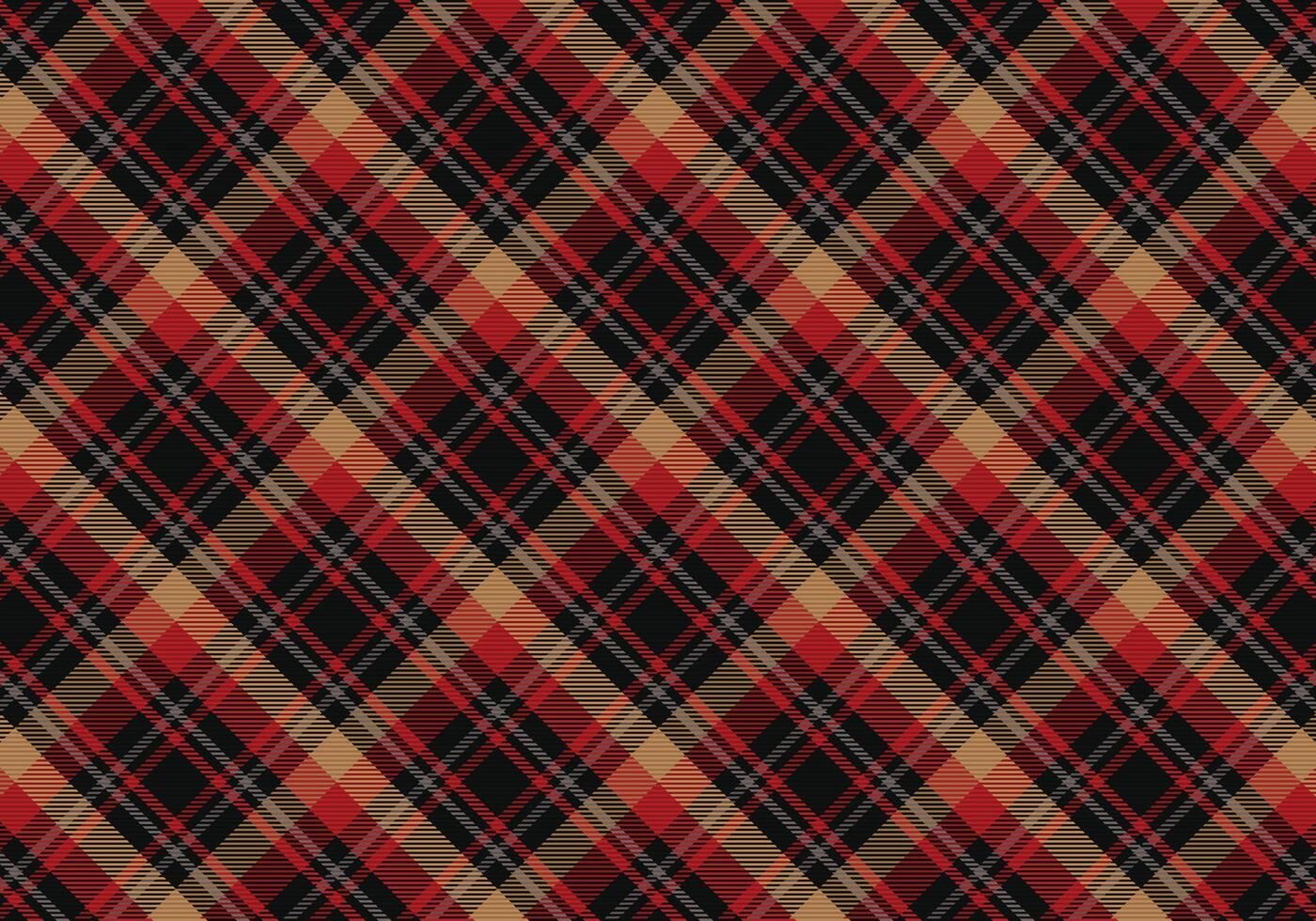 Tartan plaid pattern with texture. vector