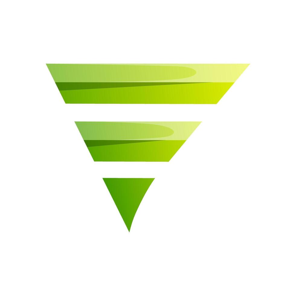 abstract icon gradient logo design vector