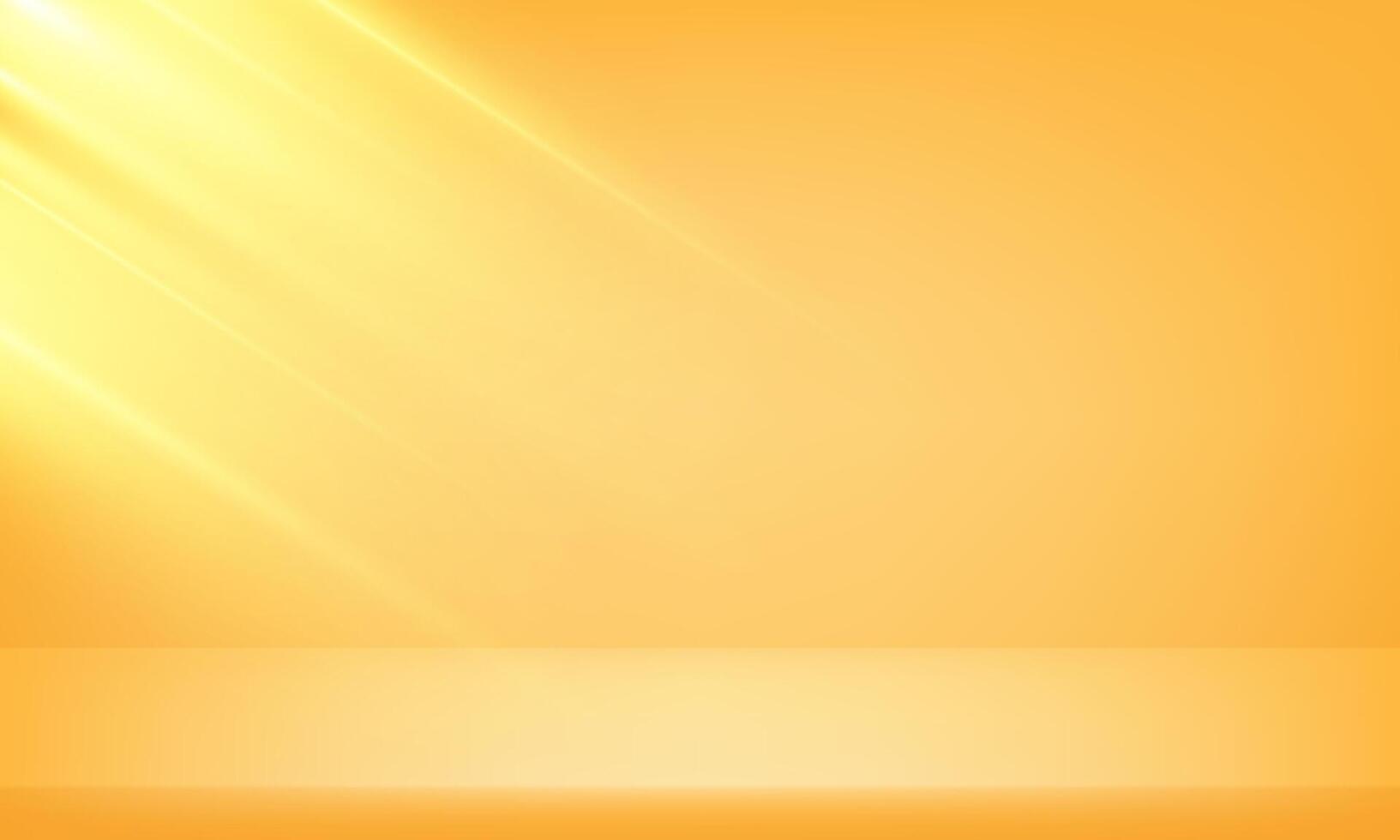 Yellow background. Yellow Background Empty Room Studio with table. Space for selling products on the website. Business backdrop. illustration. vector