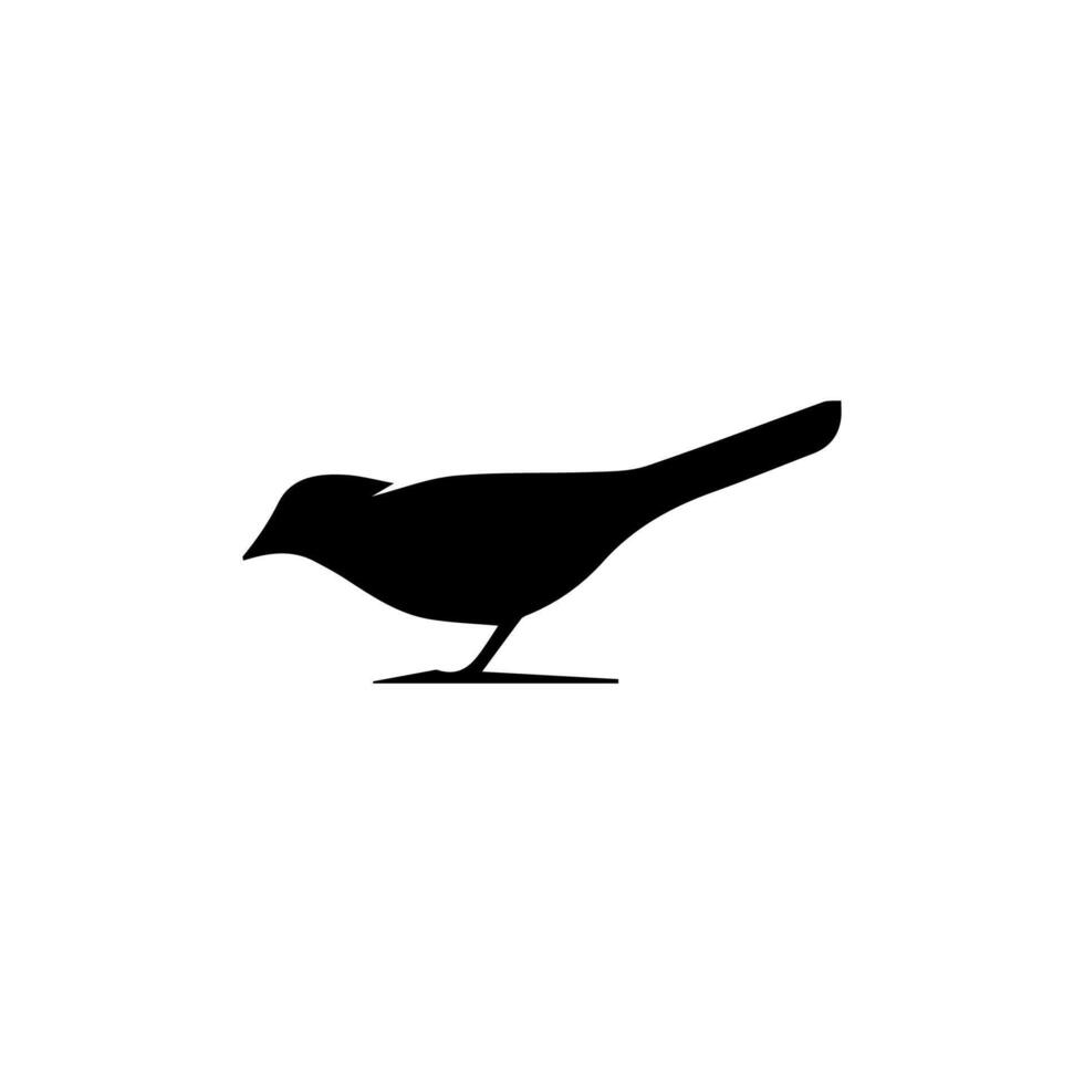 bird icon. animal sign tattoo design. vector