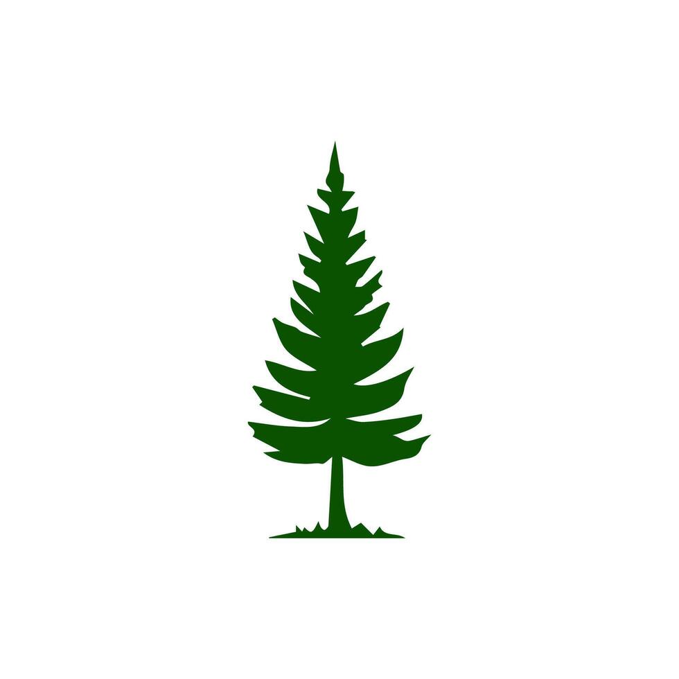 silhouette tree line drawing, graphics tree elements outline symbol for architecture and landscape design drawing. vector