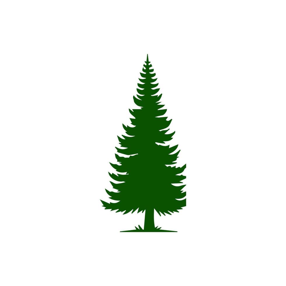 silhouette tree line drawing, graphics tree elements outline symbol for architecture and landscape design drawing. vector
