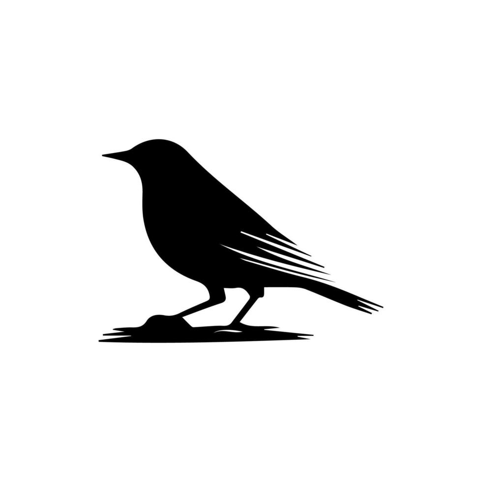 bird icon. animal sign tattoo design. vector