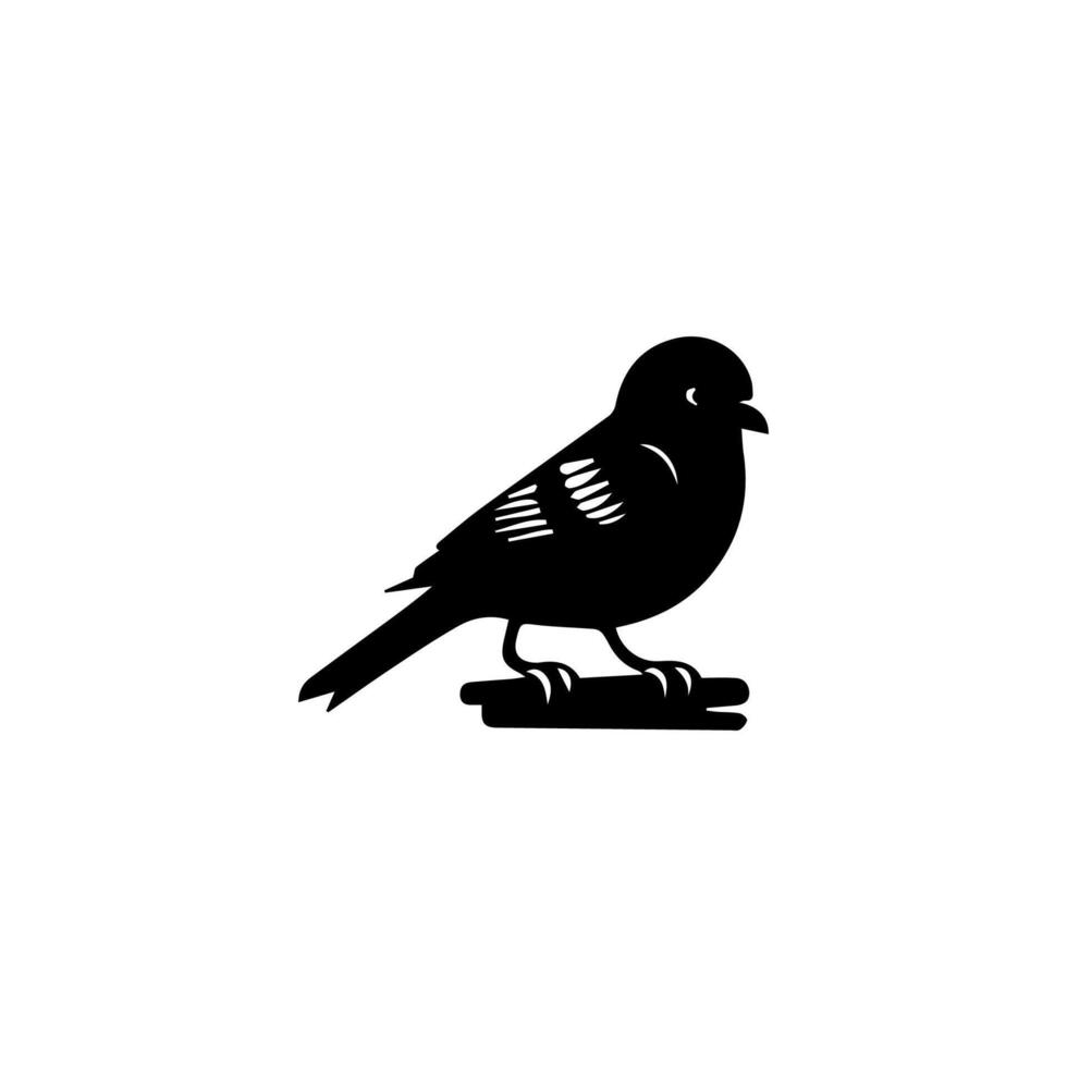 bird icon. animal sign tattoo design. vector