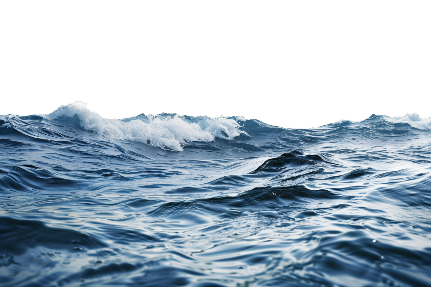 Vast ocean waves in motion. png