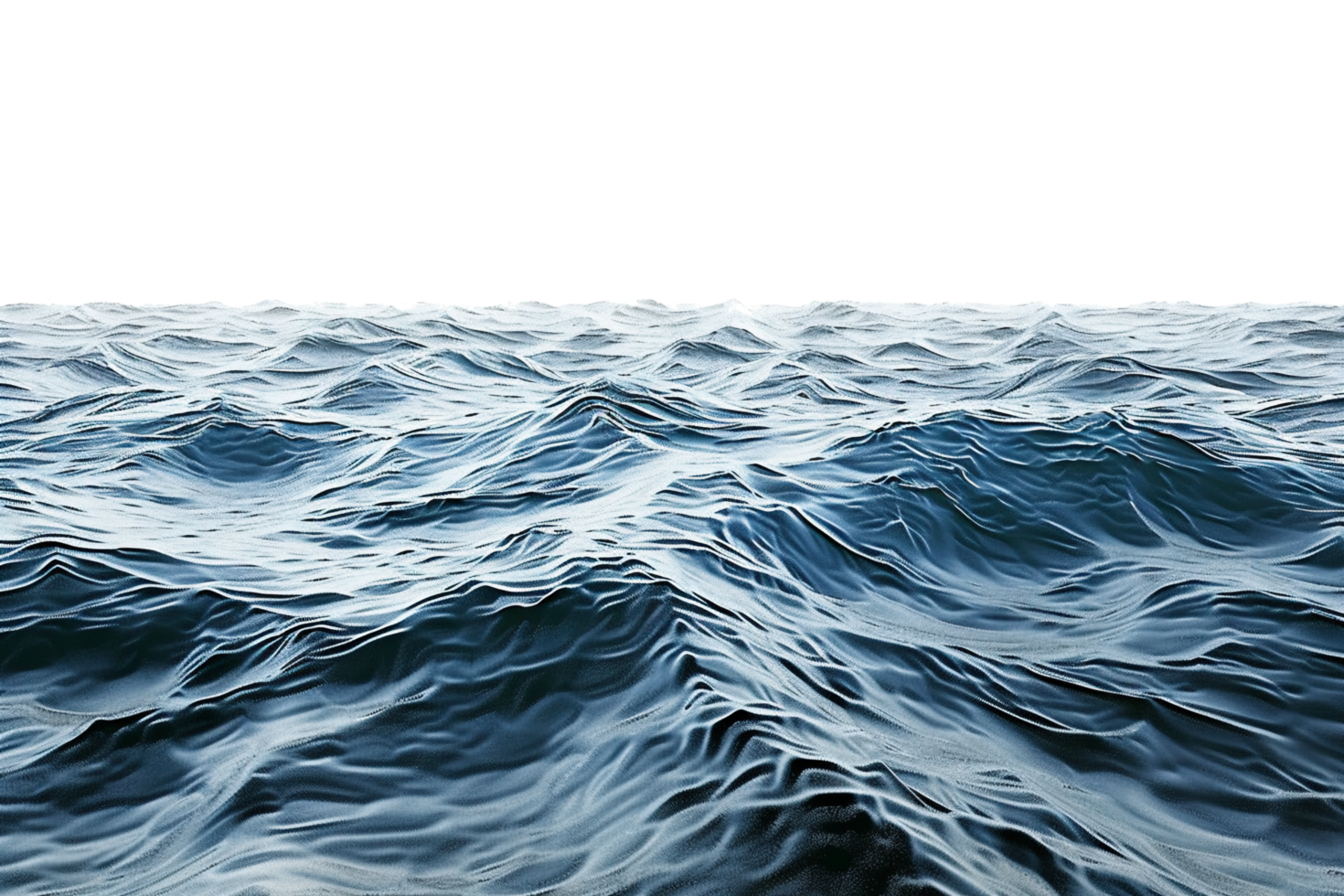 Vast ocean waves in motion. png