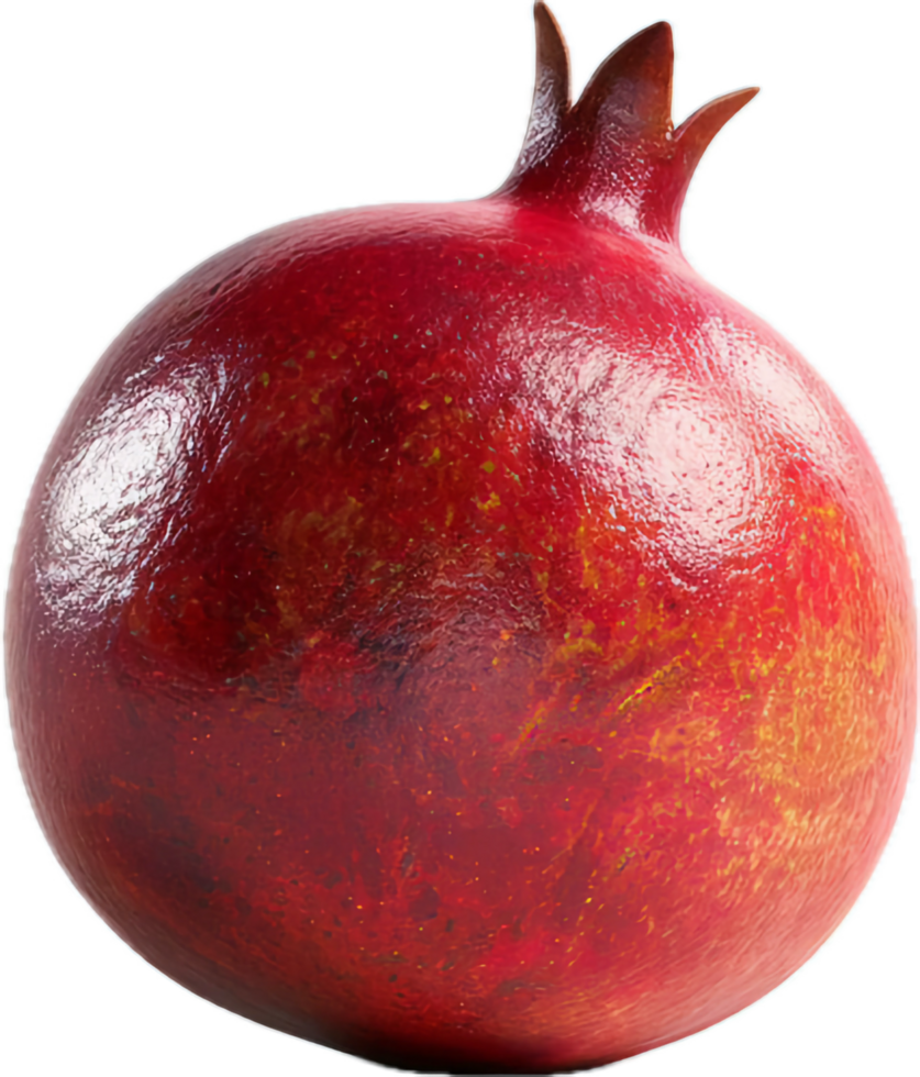 Ripe pomegranate close-up. png