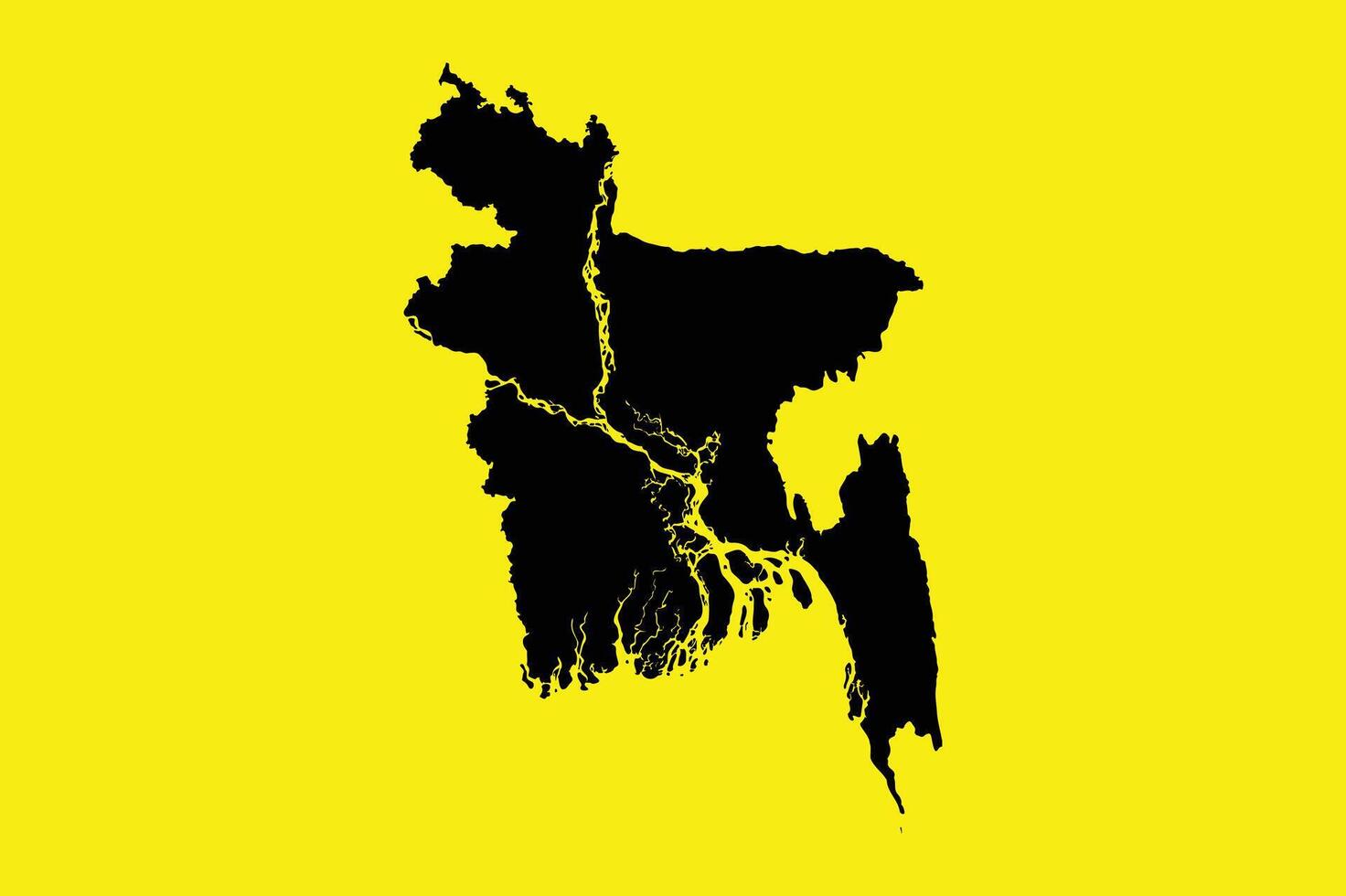 Bangladesh Map Bangladesh in Asian Country vector