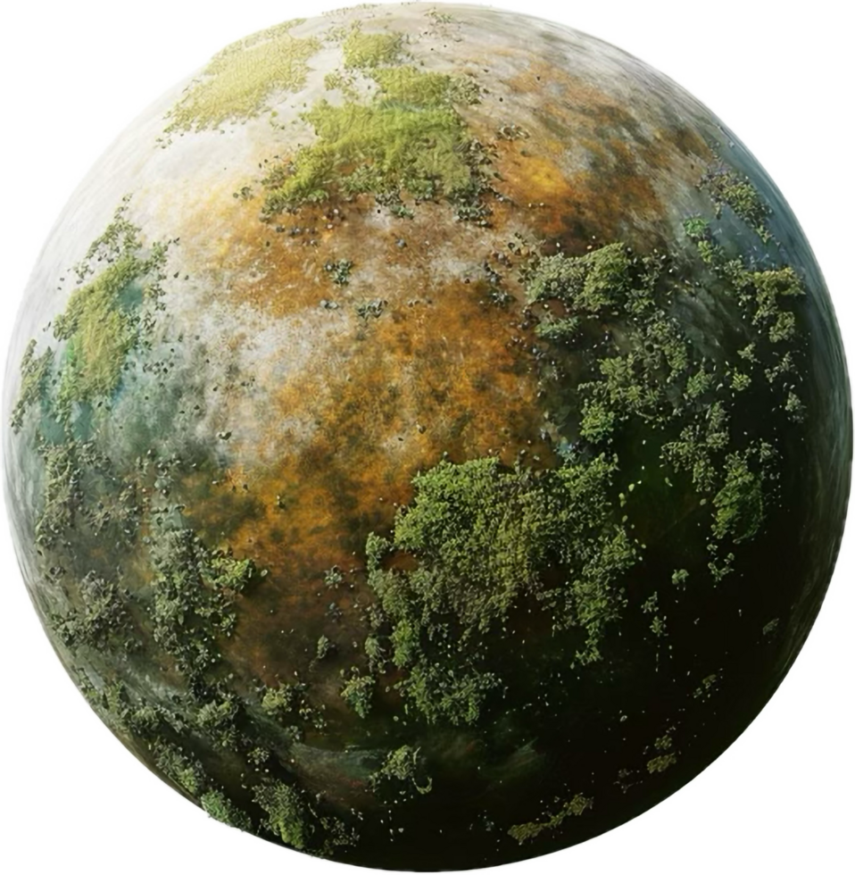 Alien Planet with Vegetation. png