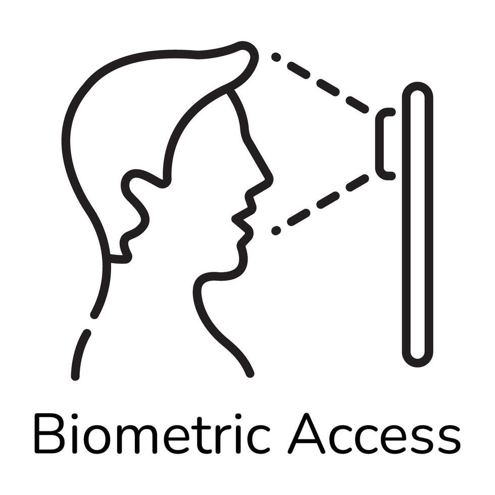 Trendy Biometric Access vector
