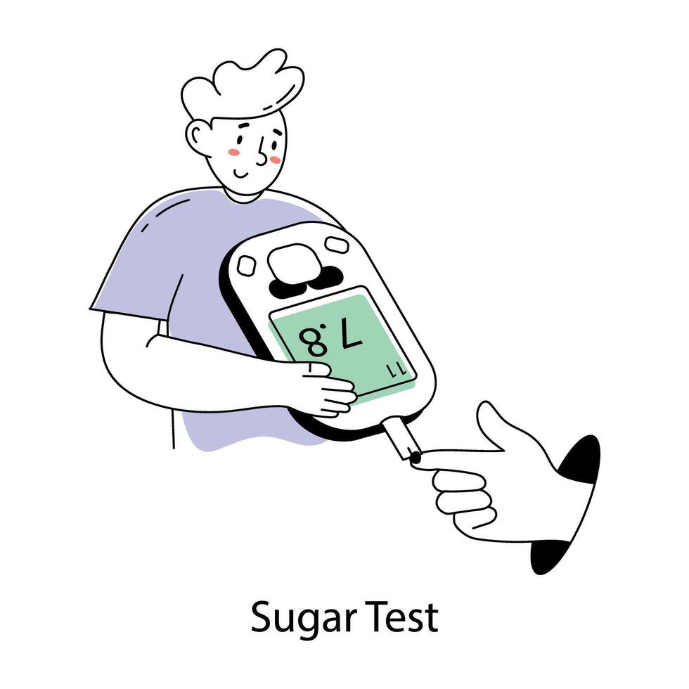 Trendy Sugar Test vector